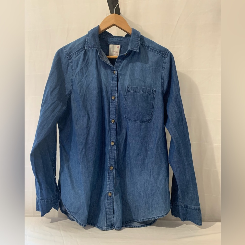 SO Jean button down